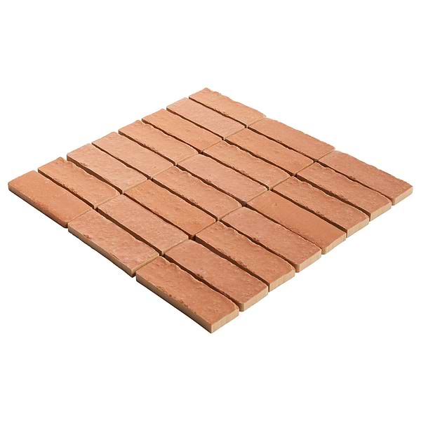 Brixon Canyon Red 1.5x4 Stacked Matte Porcelain Mosaic Tile