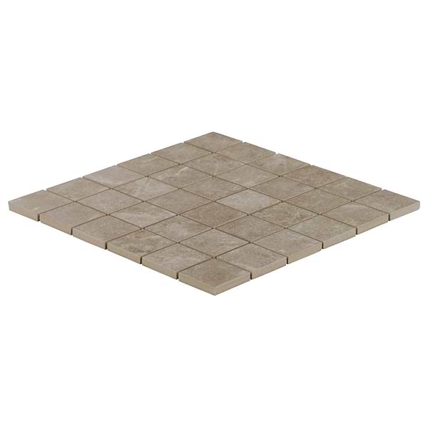 ZenTech Greige Beige 2x2 Matte Porcelain Mosaic Tile