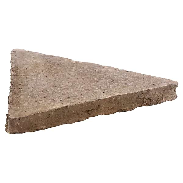 Terra Villa Gray 6" Triangle Matte Presealed Genuine Terracotta Tile
