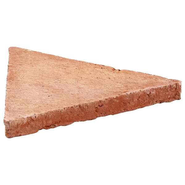 Terra Villa Red 6" Triangle Matte Presealed Genuine Terracotta Tile