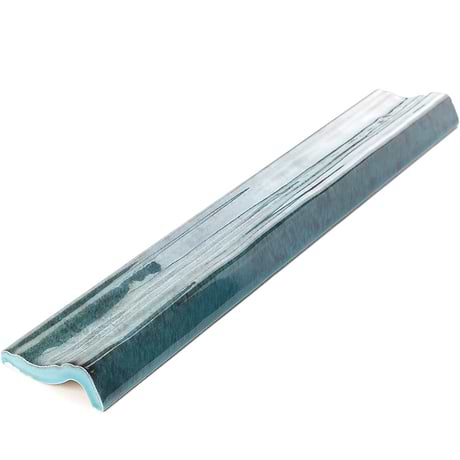 Castle Denim 2x12 Polished Ceramic Chair Rail Liner