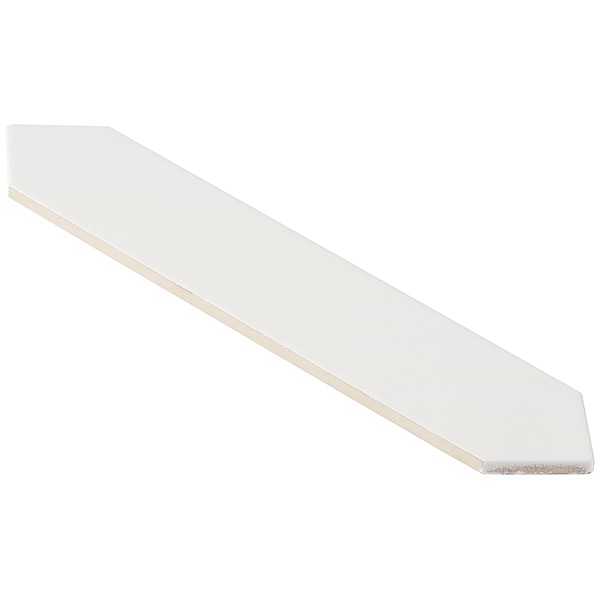 Kent White 3x12 Picket Polished Ceramic Wall Tile