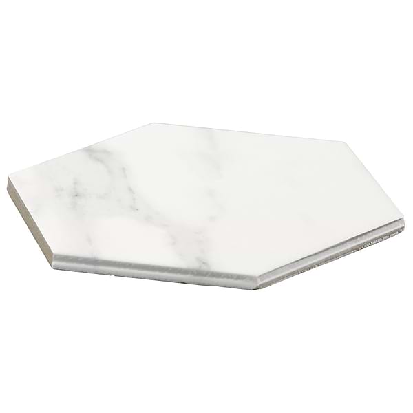 Amalfi Statuario 6” Hexagon Matte Porcelain Tile