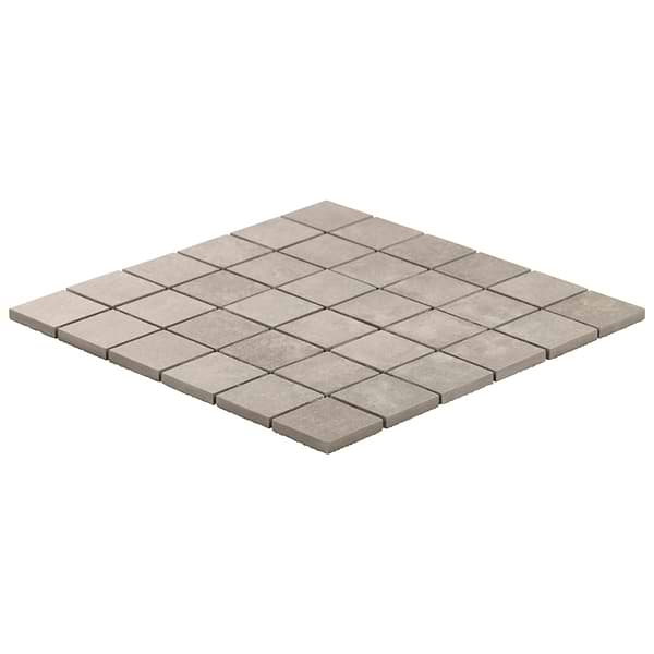 Stoneside Cream Beige 2x2 Porcelain Matte Mosaic Tile