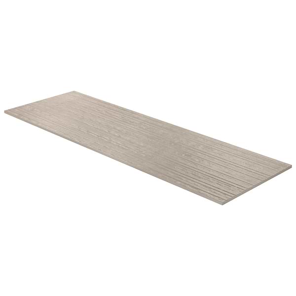 Stoneside Cream Beige Deco 12x36 Textured Matte Ceramic Tile