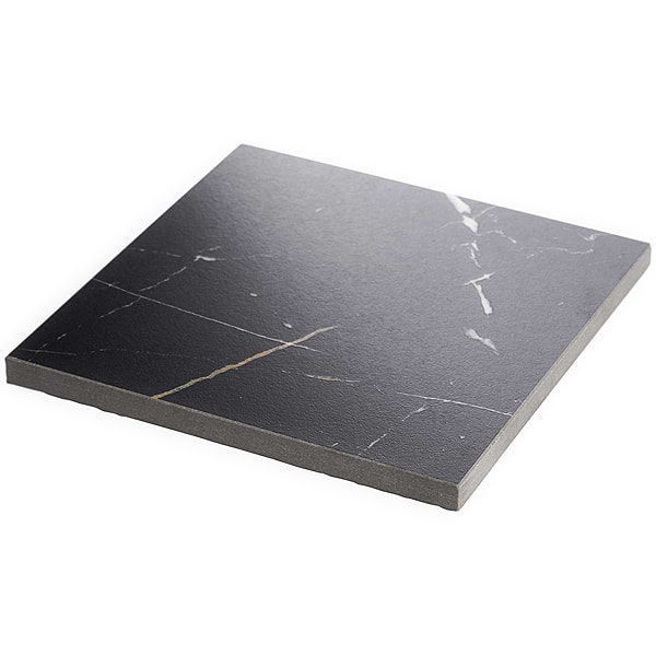 Marble Tech Port Laurent 6x6 Matte Nero Marquina Look Porcelain Tile