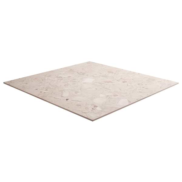Piccoli Grande Sand Beige 36x36 Terrazzo Look Semi-Polished Porcelain Tile
