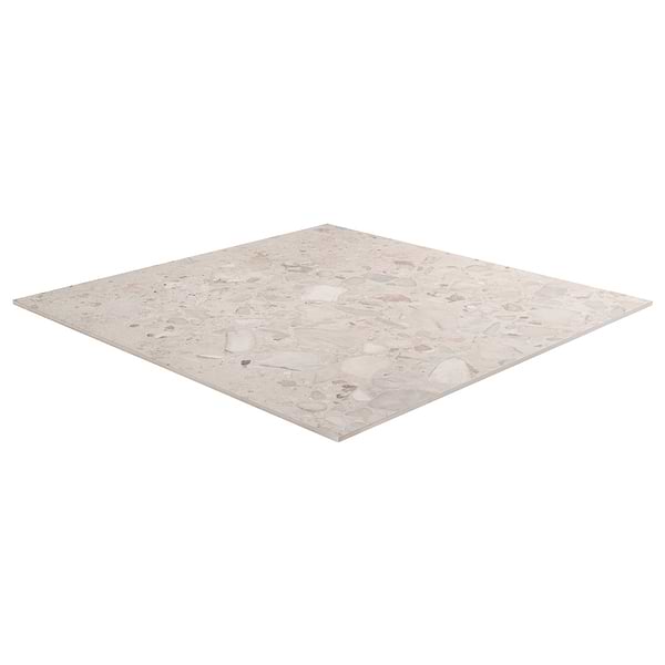 Piccoli Grande Warm Gray 36x36 Terrazzo Look Semi-Polished Porcelain Tile