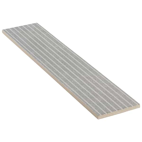 Texstone Deco Gris Gray 4x19 Matte Porcelain Subway Tile