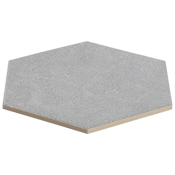Texstone Gris Gray 9" Matte Porcelain Hexagon Tile