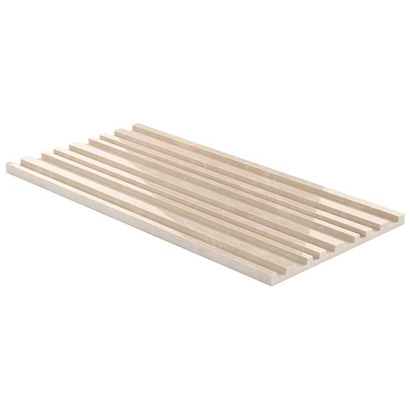 Stonework Barcode Botticino 12x24 3D Polished + Honed Marble Tile