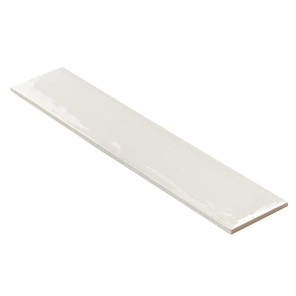 Paint Bianco White 3x16 Glossy Porcelain Subway Tile