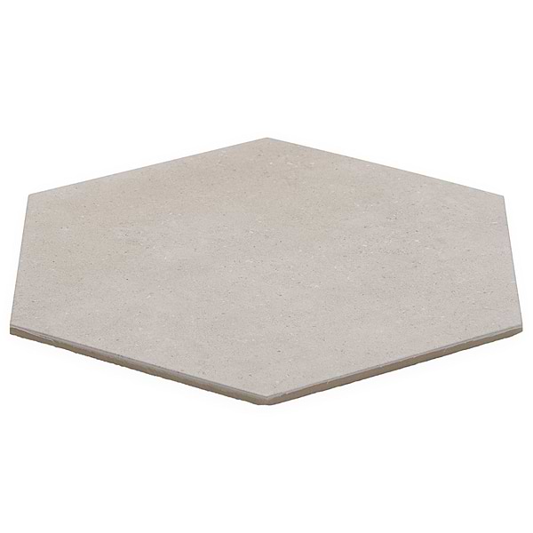 Pergola Taupe 12.5" Hexagon Matte Porcelain Tile