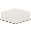 Pergola White 12.5" Hexagon Matte Porcelain Tile