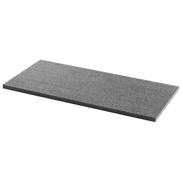 Rakestone Carved Comb Noir Black 12x24 Textured Honed Basalt Stone Tile