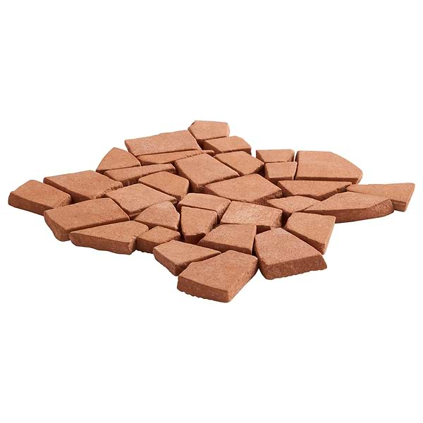 Terra Cortona Piazza Matte Terracotta Mosaic Tile