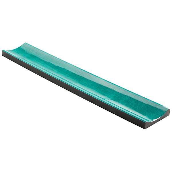 Lava Art Fluted Aquamarine Blue 6x36 3D Glossy Lava Stone Tile