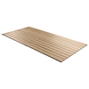 Nobu Ribbon Miel Brown 24x48 Wood Look Matte Fluted Porcelain Tile