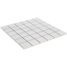 Fordham Bianco 2x2 White Matte Porcelain Mosaic for Floor and Wall