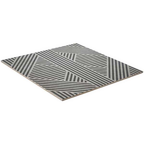 Nolita Black & White 24x24 Matte Porcelain Tile