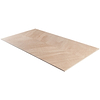 Kenridge Chevron Maple Brown 24x48 Wood Look Matte Porcelain Tile