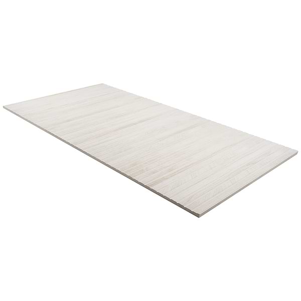 Kenridge Ribbon White 24x48 Wood Look Matte Fluted Porcelain Tile