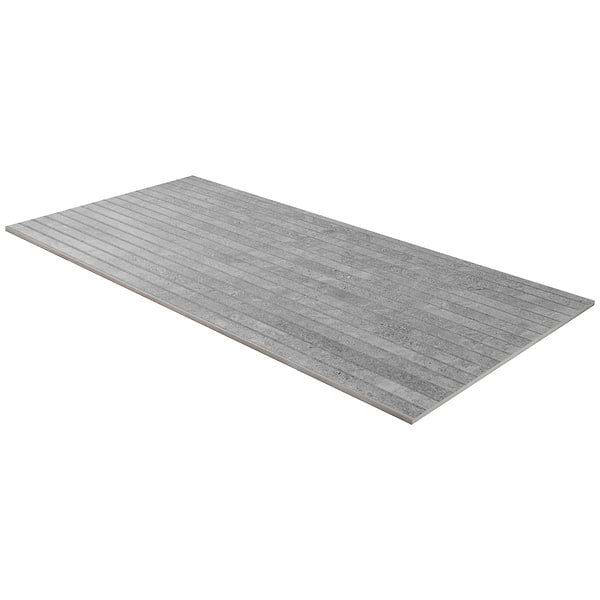 Lune Ribbon Gray 24x48 Matte Porcelain Tile