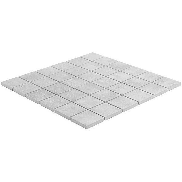 Holland Fog Medium Gray 2x2 Matte Porcelain Mosaic Tile