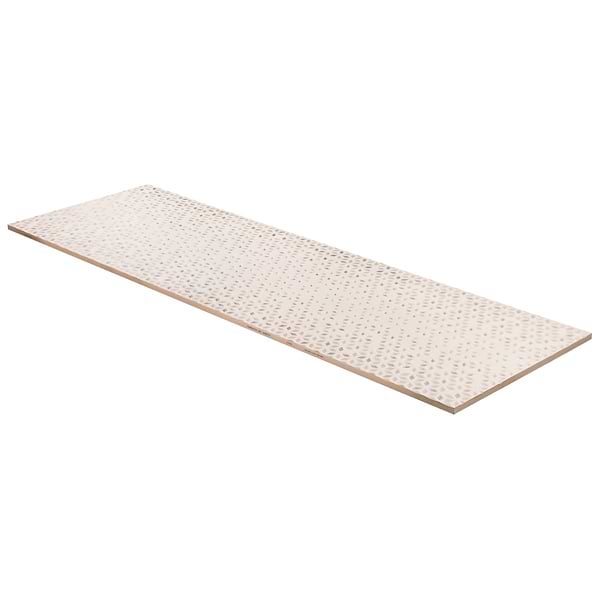 Terramay Flower Taupe 12x36 Textured Mixed Finish Matte Ceramic Tile