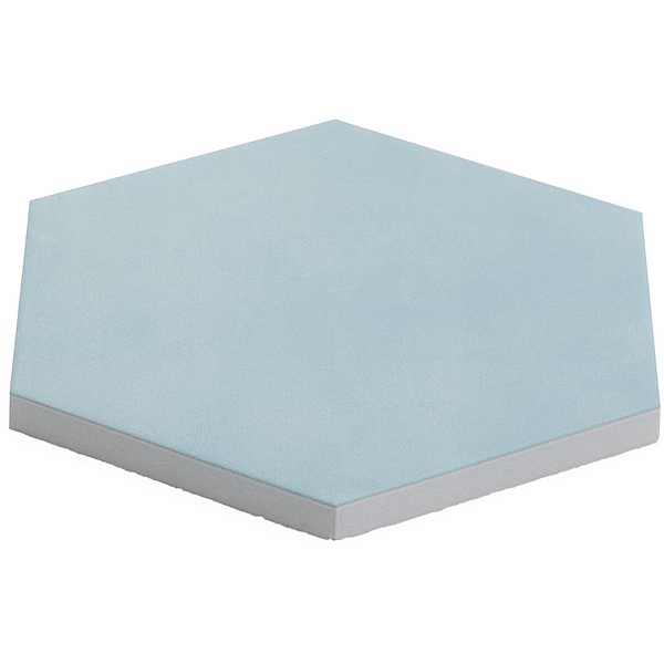 HexArt Turquoise 8" Hexagon Matte Porcelain Tile