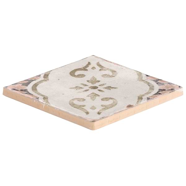 Paula Purroy Talia Portina Terracotta Gold 5x5 Matte Ceramic Tile