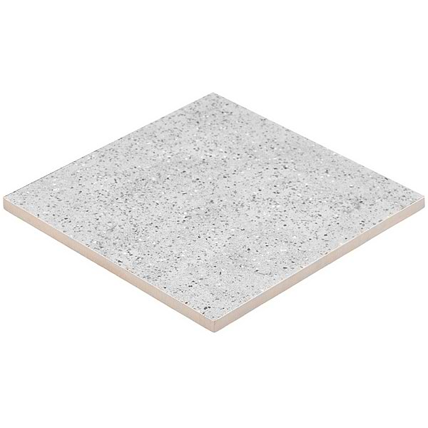 Art Geo by Elizabeth Sutton Terrazzo Gray 8x8 Matte Porcelain Tile