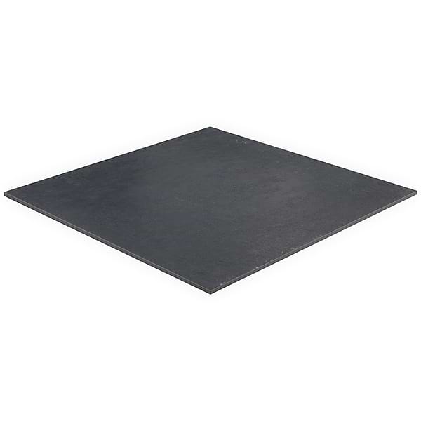 Portrait Black Matte Porcelain Tile - Sample in Black, View 16, open zoomed image
