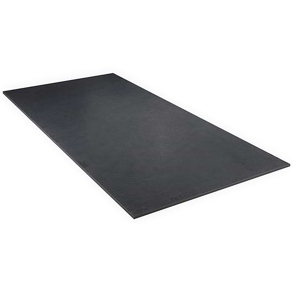 Portrait Black Matte Porcelain Tile - Sample in Black, View 15, open zoomed image