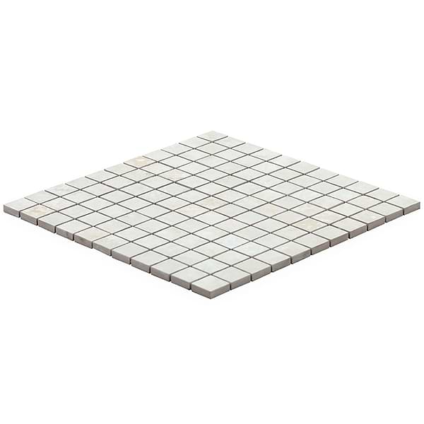 Portrait Ivory 1x1 Matte Porcelain Mosaic Tile