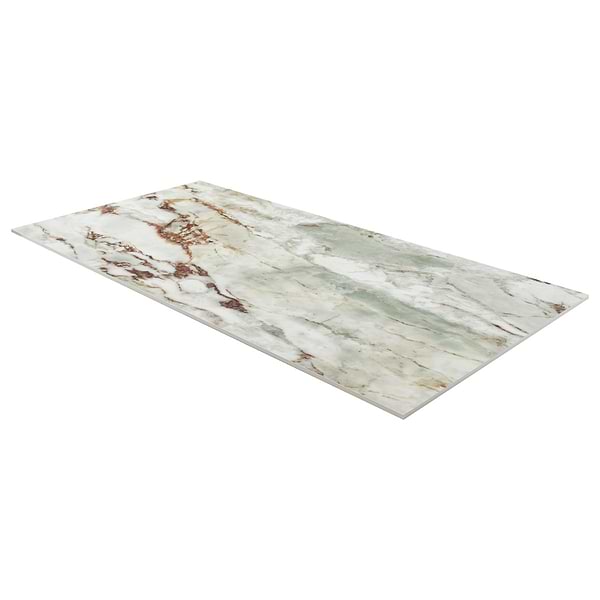 Marfino Green Sky 24x48 Marble Look Polished Porcelain Tile