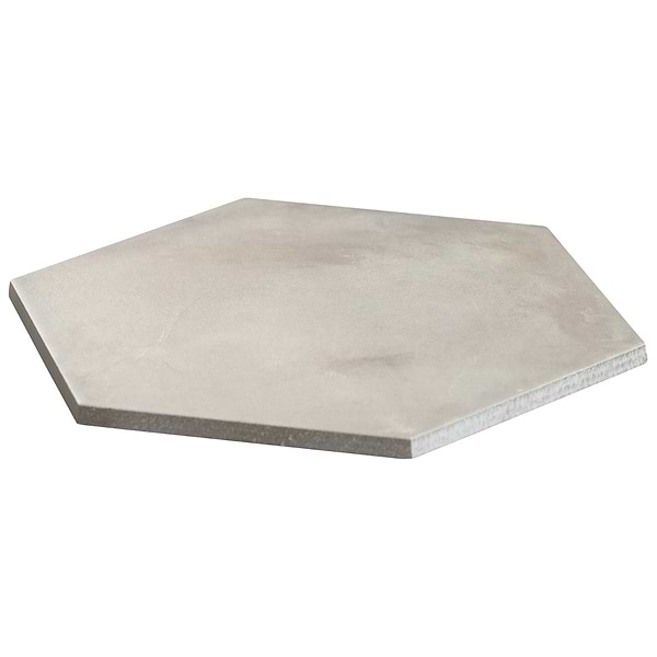 Ava Gray Sabbia 8" Hexagon Matte Porcelain Tile