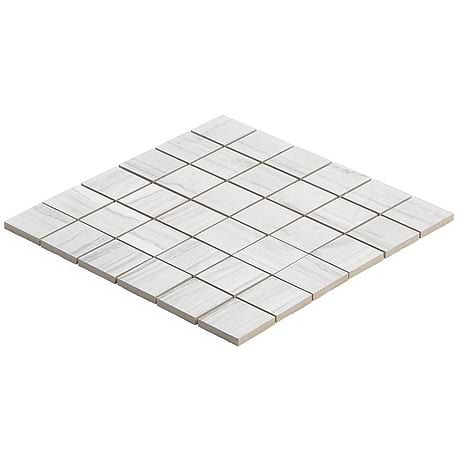 DreamStone Luminus White 2x2 Matte Porcelain Mosaic 