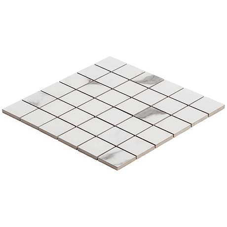 DreamStone Statuario Valley 2x2 Matte Porcelain Mosaic