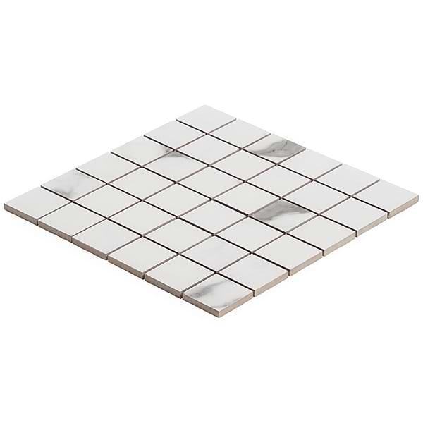 DreamStone Statuario Valley 2x2 Matte Porcelain Mosaic