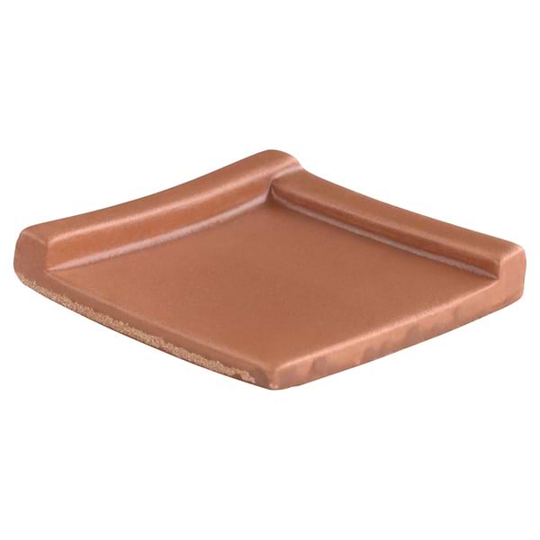 Roller Cross Terracotta 4x4 3D Handmade Matte Ceramic Tile