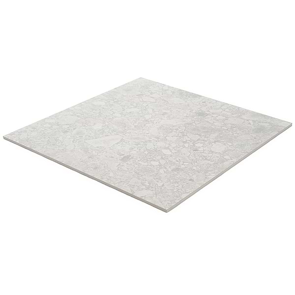 Rizo Silver Beige 24x24 Terrazzo Look Matte Porcelain Tile