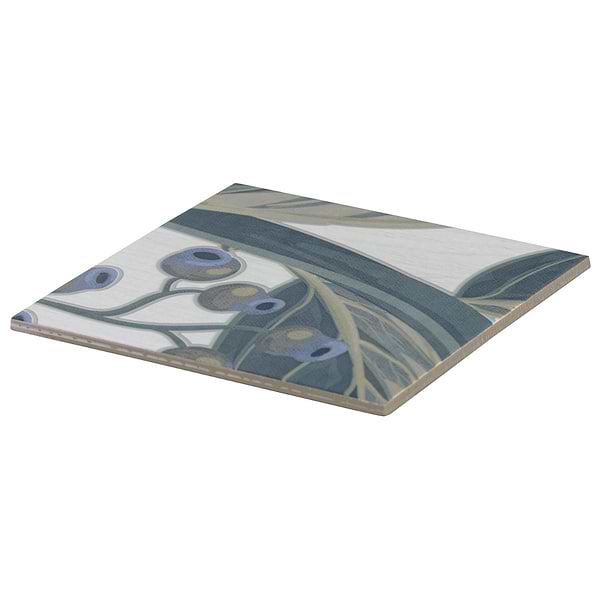 Angela Harris Wilder Protea Leaves Mural 8x8 Matte Porcelain Tile