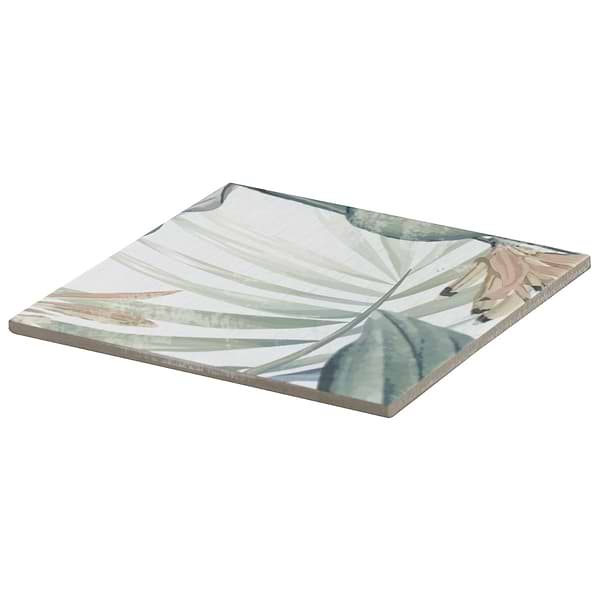 Angela Harris Wilder Spring Leaves Mural 8x8 Matte Porcelain Tile
