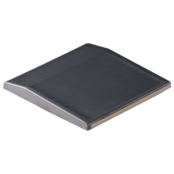 Zeal Edge 3D Gunmetal Gray 5x5 Glazed Porcelain Tile
