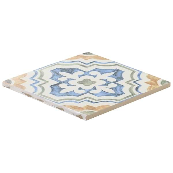 Saltillo Sol Multicolor 9x9 Matte Porcelain Tile