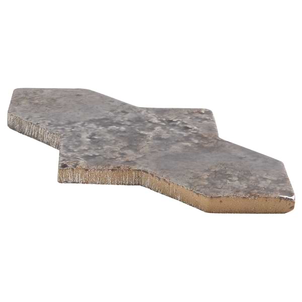 Greta Cruz Smoke Gray 5x8 Glossy Textured Porcelain Tile
