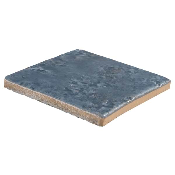 Greta Midnight Blue 5x5 Glossy Textured Porcelain Tile