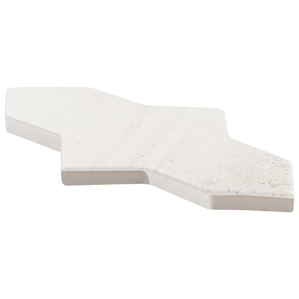 Parma Cruz White 5x8 Terracotta Look Matte Porcelain Tile