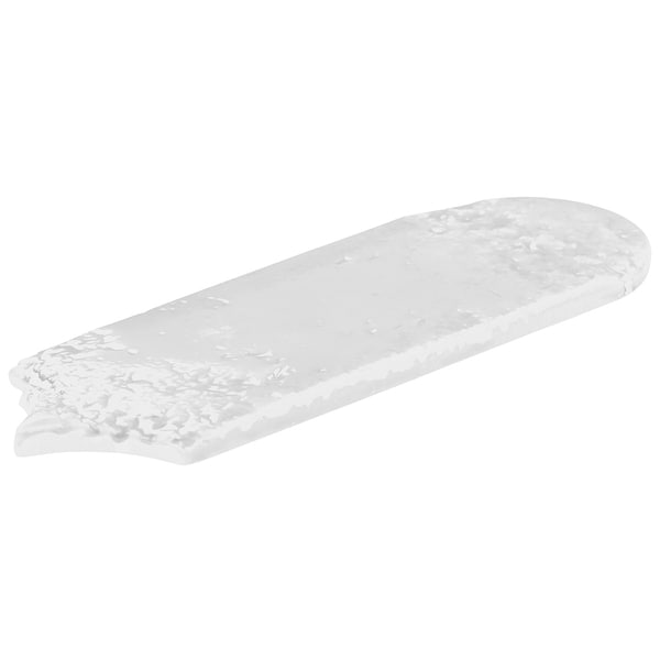 Corali Cloud White 3x9 Textured Fish Scale Glossy Ceramic Tile